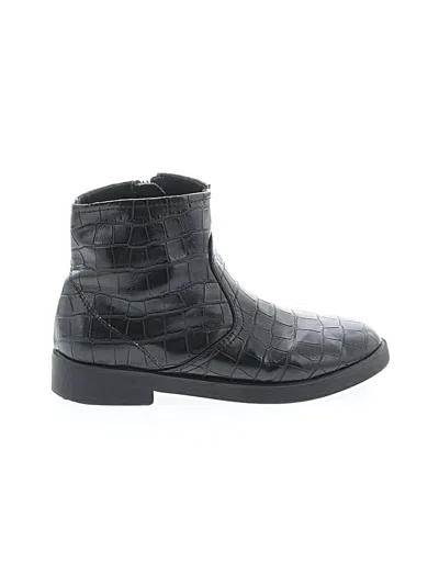 Pre-owned Zara Ankle Boots In Black