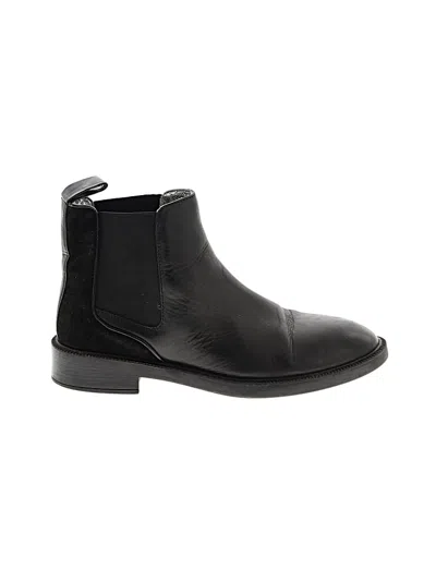 Pre-owned Zara Ankle Boots In Black