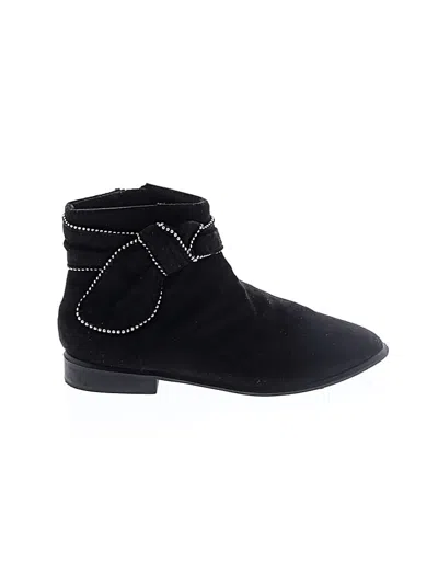 Pre-owned Zara Kids' Ankle Boots In Black