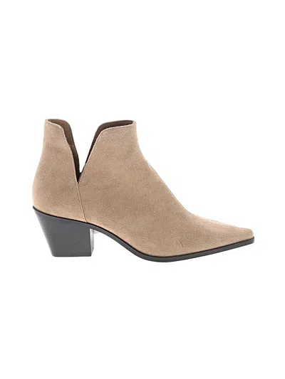 Pre-owned Zara Ankle Boots In Brown