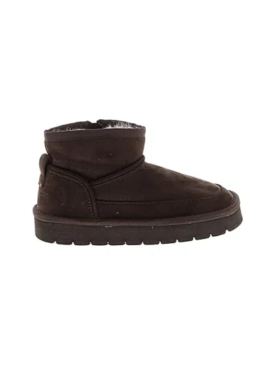 Pre-owned Zara Kids' Ankle Boots In Brown