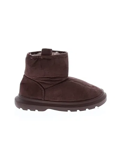 Pre-owned Zara Ankle Boots In Brown