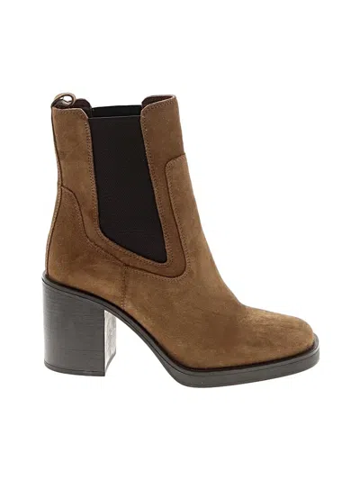 Pre-owned Zara Ankle Boots In Brown