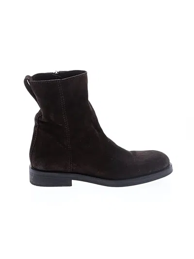 Pre-owned Zara Ankle Boots In Brown