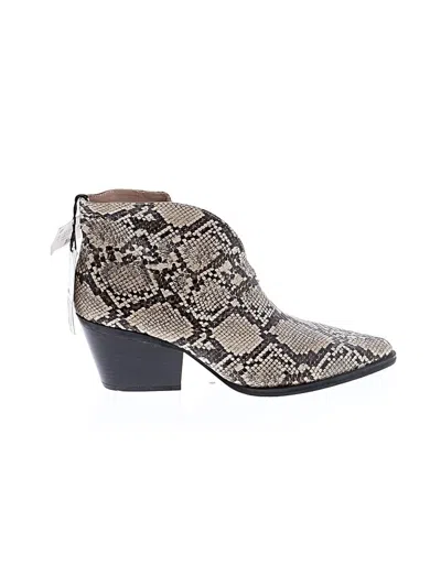 Pre-owned Zara Ankle Boots In Gray