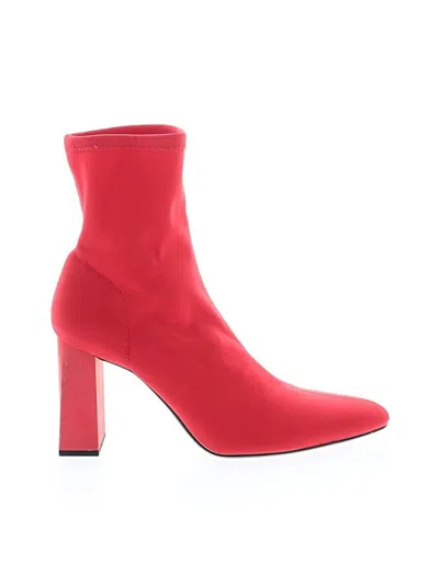 Pre-owned Zara Ankle Boots In Red