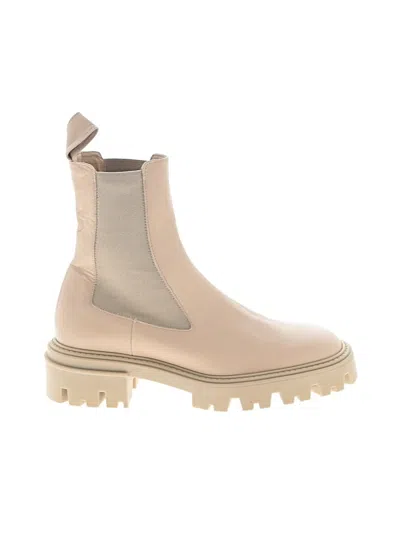 Pre-owned Zara Ankle Boots In Tan