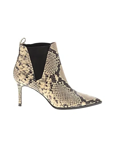 Pre-owned Zara Ankle Boots In White