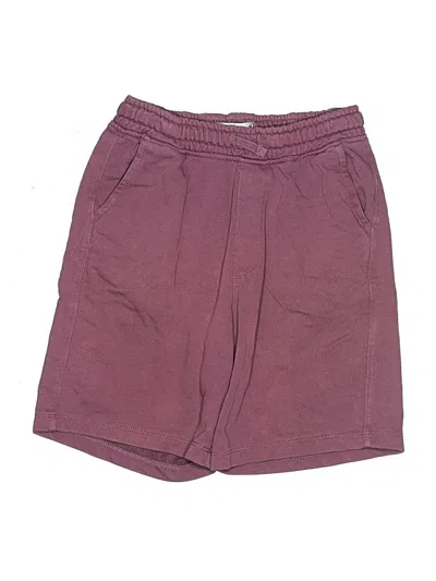 Pre-owned Zara Kids' Athletic Shorts In Burgundy