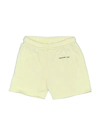 Pre-owned Zara Athletic Shorts In Yellow