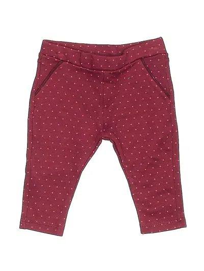 Pre-owned Zara Baby Babies' Active Pants In Burgundy