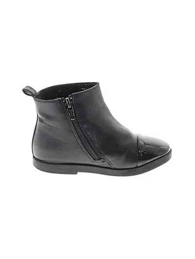 Pre-owned Zara Baby Kids' Ankle Boots In Black
