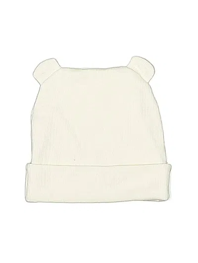 Pre-owned Zara Baby Babies' Beanie Hat In Ivory