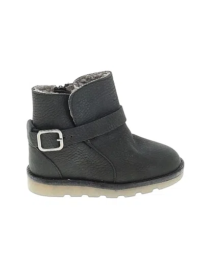 Pre-owned Zara Baby Kids' Boots In Black