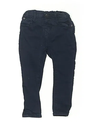 Pre-owned Zara Baby Kids' Casual Pants In Blue