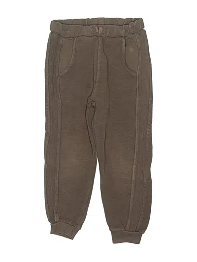 Pre-owned Zara Baby Kids' Casual Pants In Brown