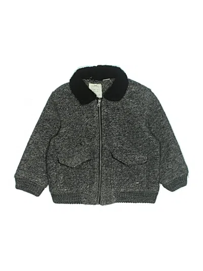 Pre-owned Zara Baby Kids' Coat In Gray