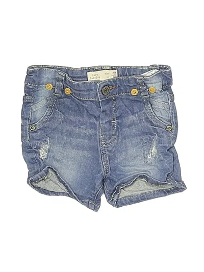 Pre-owned Zara Baby Babies' Denim Shorts In Blue