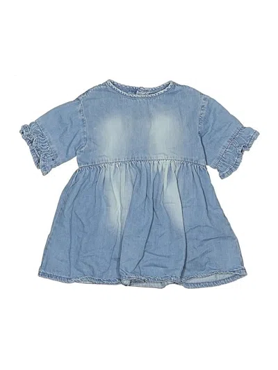 Pre-owned Zara Baby Kids' Dress In Blue