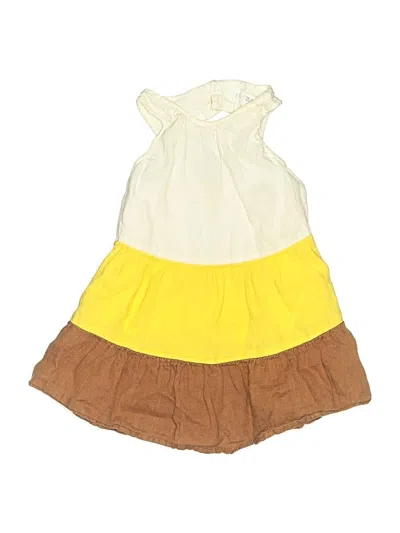 Pre-owned Zara Baby Kids' Dress In Yellow