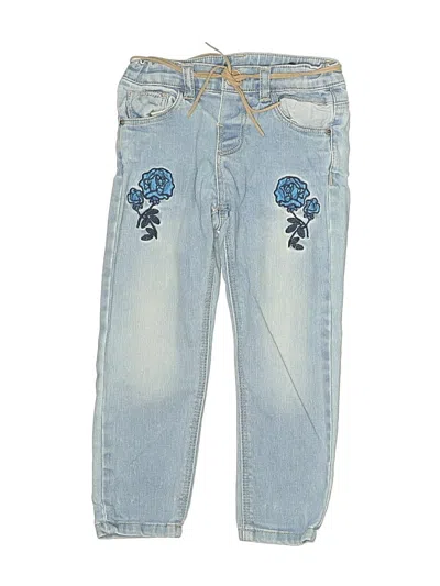 Pre-owned Zara Baby Kids' Jeans In Blue
