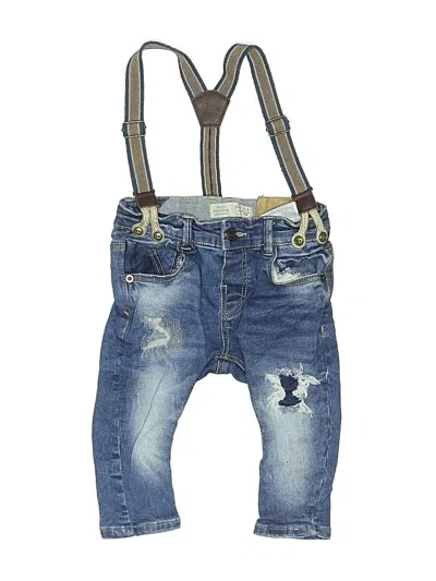 Pre-owned Zara Baby Babies' Jeans In Blue
