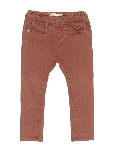 Pre-owned Zara Baby Kids' Jeans In Brown