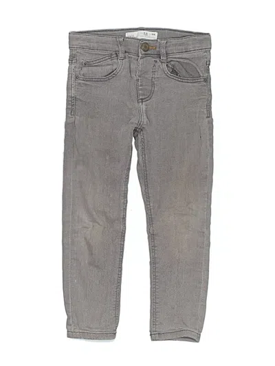 Pre-owned Zara Baby Kids' Jeans In Gray