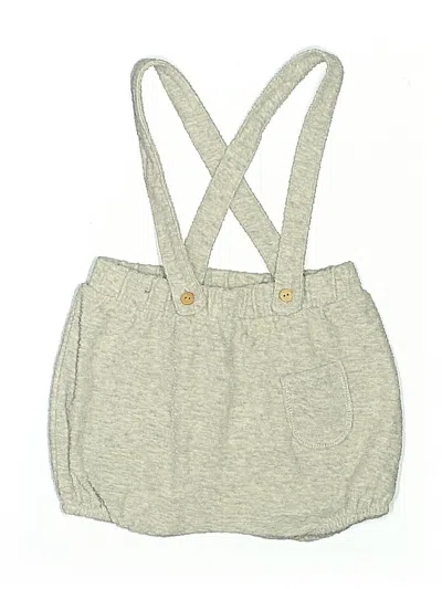 Pre-owned Zara Baby Babies' Overall Shorts In Gray
