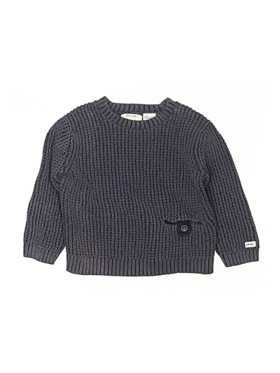 Pre-owned Zara Baby Kids' Pullover Sweater In Blue