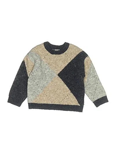 Pre-owned Zara Baby Kids' Pullover Sweater In Gray