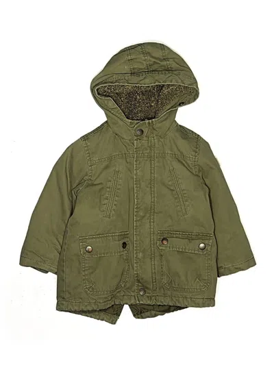 Pre-owned Zara Baby Kids' Raincoat In Green