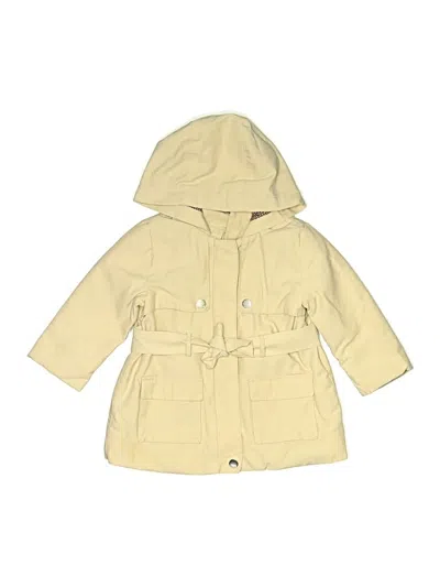 Pre-owned Zara Baby Babies' Raincoat In Yellow