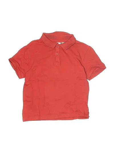 Pre-owned Zara Baby Kids' Short Sleeve Polo Shirt In Red