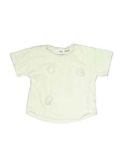 Pre-owned Zara Baby Kids' Short Sleeve T-shirt In Green