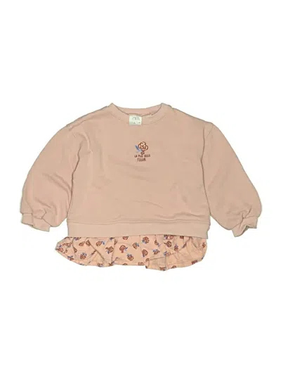 Pre-owned Zara Baby Kids' Sweatshirt In Brown