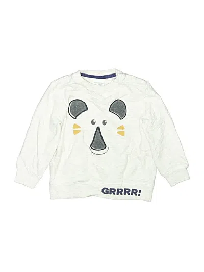 Pre-owned Zara Baby Kids' Sweatshirt In Ivory
