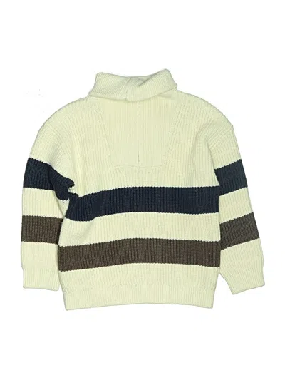 Pre-owned Zara Baby Kids' Turtleneck Sweater In White