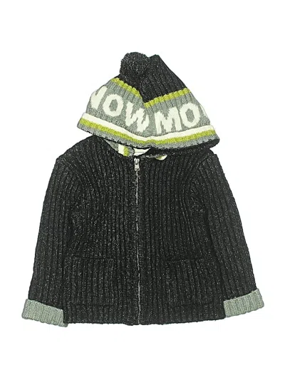 Pre-owned Zara Baby Kids' Zip Up Hoodie In Gray