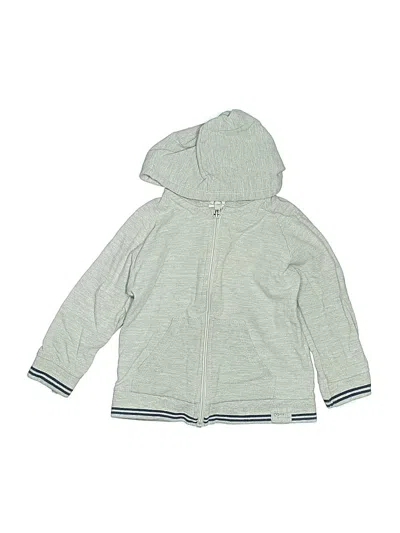 Pre-owned Zara Baby Kids' Zip Up Hoodie In Green