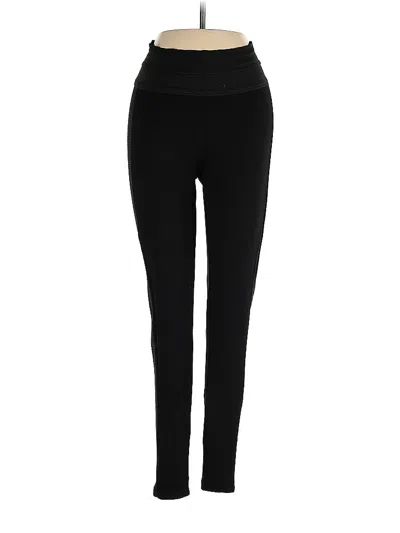 Pre-owned Zara Basic Active Pants In Black