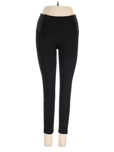 Pre-owned Zara Basic Active Pants In Black