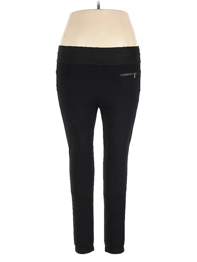 Pre-owned Zara Basic Active Pants In Black