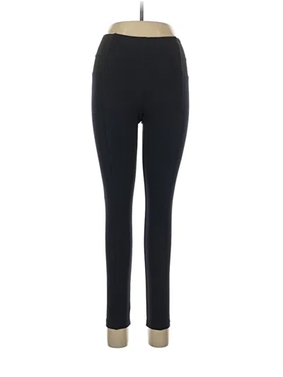 Pre-owned Zara Basic Active Pants In Black