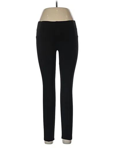 Pre-owned Zara Basic Active Pants In Black