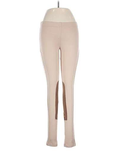 Pre-owned Zara Basic Active Pants In Ivory