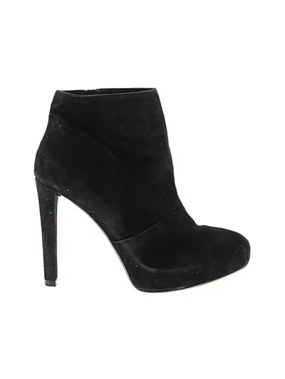 Pre-owned Zara Basic Ankle Boots In Black