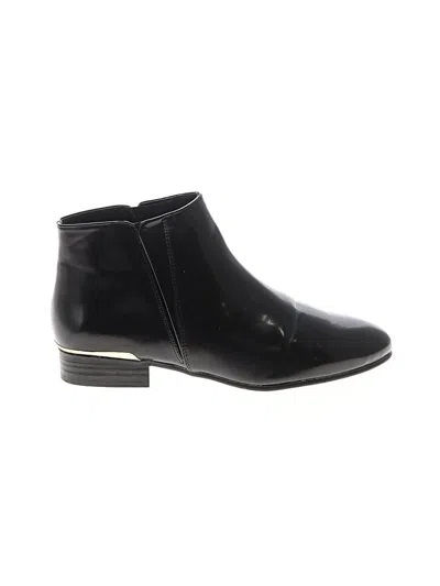 Pre-owned Zara Basic Ankle Boots In Black