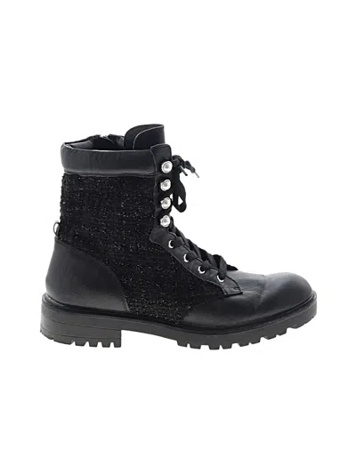 Pre-owned Zara Basic Ankle Boots In Black