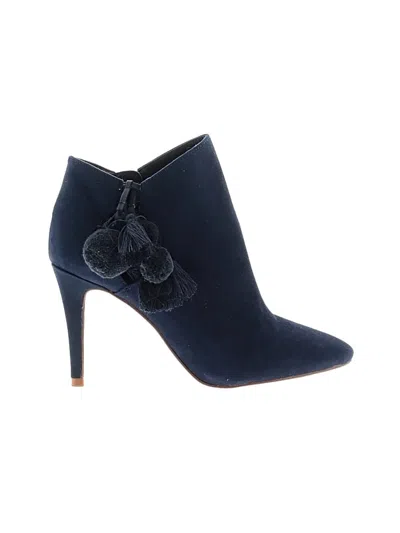 Pre-owned Zara Basic Ankle Boots In Blue